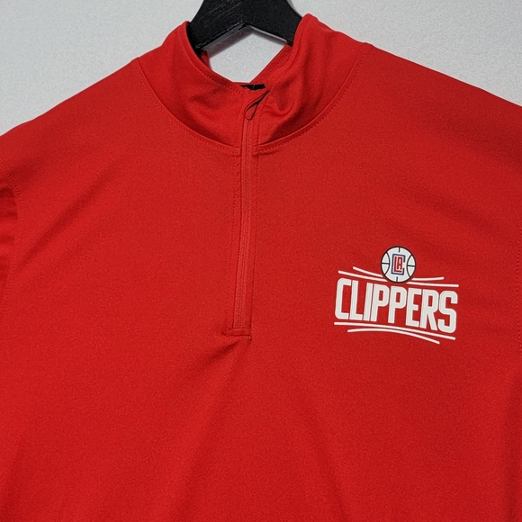 Red Los Angeles Clippers NBA Ultra Game Shirt Size L #484 - Picture 2 of 9